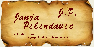 Janja Pilindavić vizit kartica